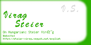 virag steier business card